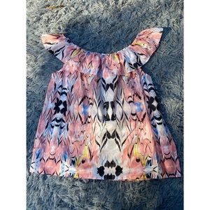 J Crew Colorful Top Medium New With Tags